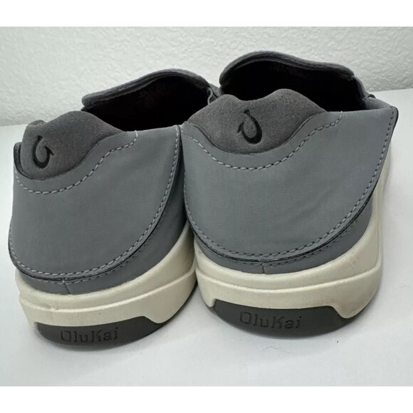 Olukai Men's LAE'AHI Slip On Sneakers Gray Convertible Size 8.5 - Picture 4 of 10
